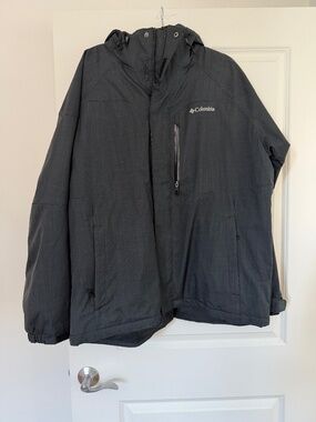 Columbia Heather Gray Ski Jacket - Size XL